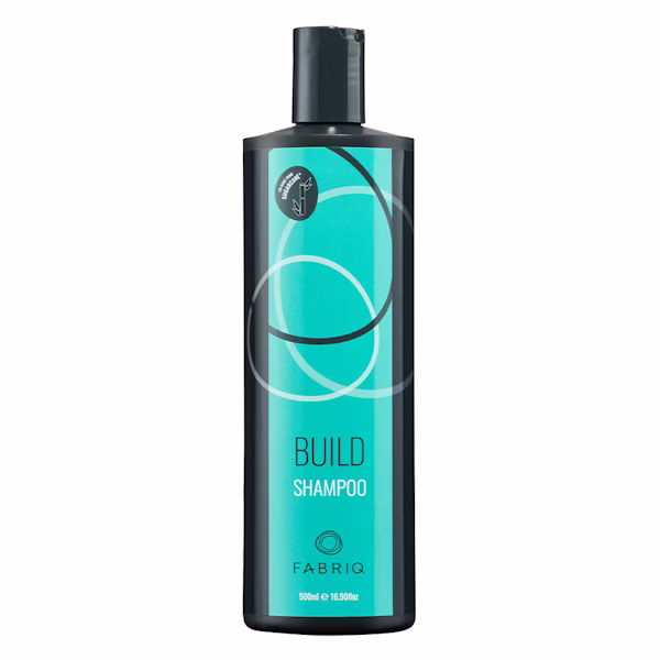 Build Shampoo is the ideal choice for clients with fine, thin or limp hair. It’s free from ingredients which can strip the hair’s proteins, such as sulphates and sodium chloride (salt), and its hydrolysed proteins strengthen the hair and add body. - Image 1